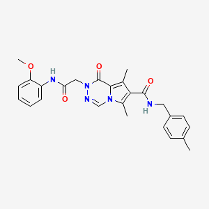 N-(2-ethylphenyl)-N'-{5-[(4-methylphenyl)sulfonyl]-4,5,6,7-tetrahydro[1,3]thiazolo[5,4-c]pyridin-2-yl}urea