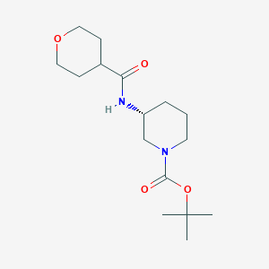 (R)-tert-Butyl 3-(tetrahydro-2H-pyran-4-carbonylamino)piperidine-1-carboxylate