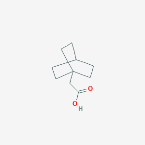 molecular formula C10H16O2 B2569727 2-{Bicyclo[2.2.2]octan-1-yl}acetic acid CAS No. 1895244-70-8