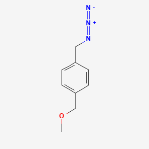 molecular formula C9H11N3O B2569754 1-(叠氮甲基)-4-(甲氧基甲基)苯 CAS No. 1432496-21-3