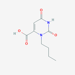 molecular formula C9H12N2O4 B2569762 3-Butyl-2,6-dioxo-1,3-dihydropyrimidine-4-carboxylic acid CAS No. 77695-84-2