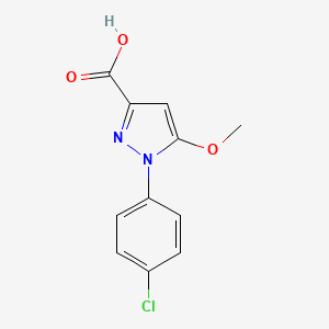 1-(4-Chlorophenyl)-5-methoxy-1H-pyrazole-3-carboxylic acid