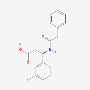 (S)-N-Phenylacetyl-3-(M-fluorophenyl)-beta-alanine