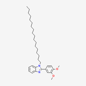 2-(3,4-Dimethoxyphenyl)-1-octadecylbenzimidazole