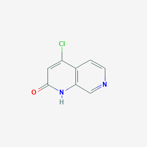 molecular formula C8H5ClN2O B2569810 4-Chloro-1,7-naphthyridin-2(1H)-one CAS No. 54920-80-8