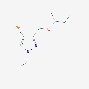 4-bromo-3-(sec-butoxymethyl)-1-propyl-1H-pyrazole