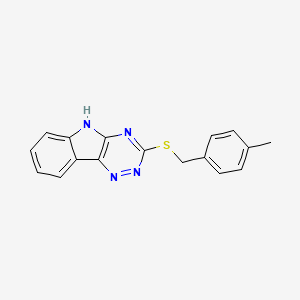 2-(4-Methyl-benzylsulfanyl)-9H-1,3,4,9-tetraaza-fluorene