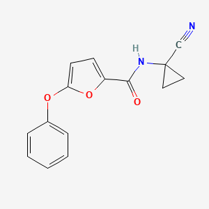 N-(1-Cyanocyclopropyl)-5-phenoxyfuran-2-carboxamide