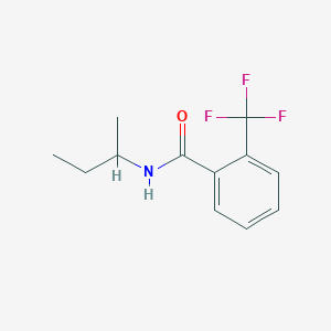 molecular formula C12H14F3NO B256984 N-(sec-butyl)-2-(trifluoromethyl)benzamide 