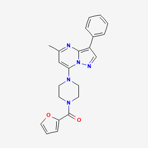 7-[4-(2-Furoyl)piperazin-1-yl]-5-methyl-3-phenylpyrazolo[1,5-a]pyrimidine