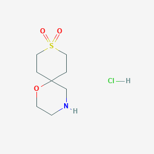 1-Oxa-9-thia-4-azaspiro[5.5]undecane 9,9-dioxide hydrochloride