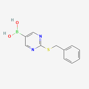 [2-(Benzylsulfanyl)pyrimidin-5-yl]boronic acid