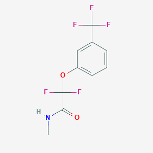 molecular formula C10H8F5NO2 B2569898 2,2-difluoro-N-methyl-2-[3-(trifluoromethyl)phenoxy]acetamide CAS No. 339010-84-3