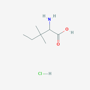 2-Amino-3,3-dimethylpentanoic acid hydrochloride