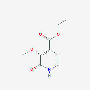 molecular formula C9H11NO4 B2569955 Ethyl 3-methoxy-2-oxo-1,2-dihydropyridine-4-carboxylate CAS No. 1429217-39-9