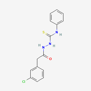 1-(2-(3-Chlorophenyl)acetyl)-4-phenylthiosemicarbazide