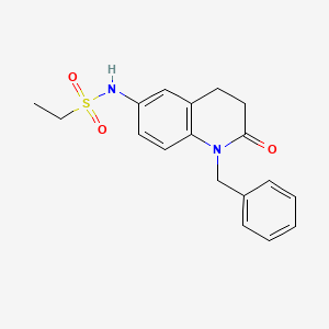 N-(1-benzyl-2-oxo-1,2,3,4-tetrahydroquinolin-6-yl)ethanesulfonamide