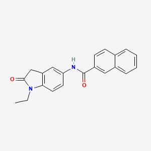 N-(1-ethyl-2-oxoindolin-5-yl)-2-naphthamide