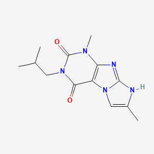 3-isobutyl-1,7-dimethyl-1H-imidazo[2,1-f]purine-2,4(3H,8H)-dione