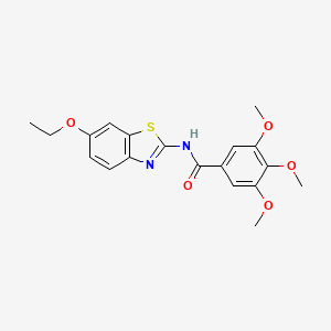 N-(6-ethoxy-1,3-benzothiazol-2-yl)-3,4,5-trimethoxybenzamide