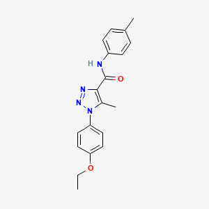 1-(4-ethoxyphenyl)-5-methyl-N-(4-methylphenyl)-1H-1,2,3-triazole-4-carboxamide