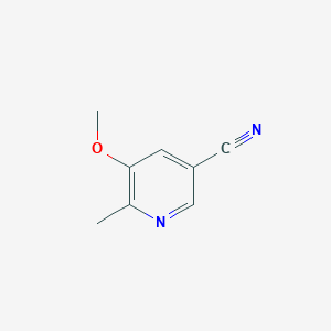 molecular formula C8H8N2O B2570089 5-Methoxy-6-methylpyridine-3-carbonitrile CAS No. 1256809-67-2