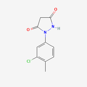 1-(3-Chloro-4-methylphenyl)pyrazolidine-3,5-dione