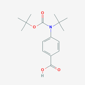 4-[Tert-butyl-[(2-methylpropan-2-yl)oxycarbonyl]amino]benzoic acid