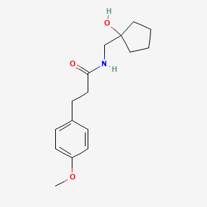 N-((1-hydroxycyclopentyl)methyl)-3-(4-methoxyphenyl)propanamide