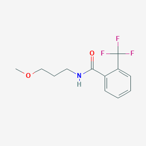 molecular formula C12H14F3NO2 B257016 N-(3-methoxypropyl)-2-(trifluoromethyl)benzamide 