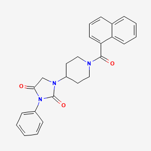 1-(1-(1-Naphthoyl)piperidin-4-yl)-3-phenylimidazolidine-2,4-dione