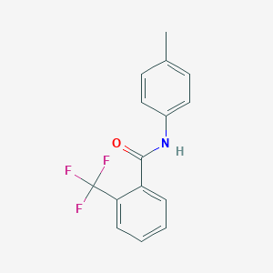 molecular formula C15H12F3NO B257019 N-(4-methylphenyl)-2-(trifluoromethyl)benzamide 