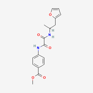Methyl 4-(2-((1-(furan-2-yl)propan-2-yl)amino)-2-oxoacetamido)benzoate