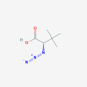 molecular formula C6H11N3O2 B2570222 (S)-alpha-Azido-3,3-dimethylbutyric acid CAS No. 111525-71-4