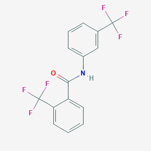 molecular formula C15H9F6NO B257024 2-(trifluoromethyl)-N-[3-(trifluoromethyl)phenyl]benzamide 