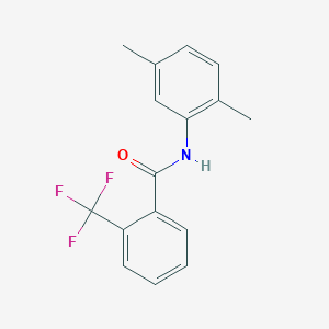 molecular formula C16H14F3NO B257026 N-(2,5-dimethylphenyl)-2-(trifluoromethyl)benzamide 