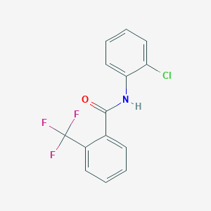 molecular formula C14H9ClF3NO B257027 n-(2-Chlorophenyl)-2-(trifluoromethyl)benzamide 