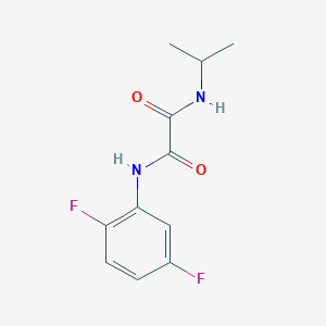 molecular formula C11H12F2N2O2 B2570347 N1-(2,5-difluorophenyl)-N2-isopropyloxalamide CAS No. 941940-70-1