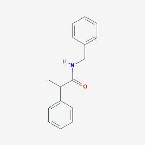 molecular formula C16H17NO B257035 N-benzyl-2-phenylpropanamide 