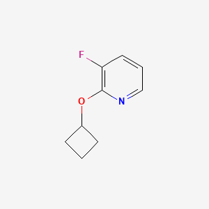 molecular formula C9H10FNO B2570373 2-环丁氧基-3-氟吡啶 CAS No. 1822621-30-6
