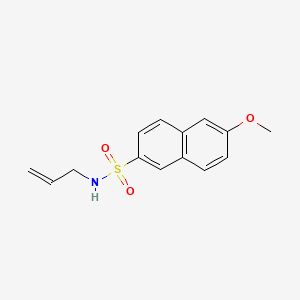 B2570404 N-allyl-6-methoxy-2-naphthalenesulfonamide CAS No. 1206135-36-5