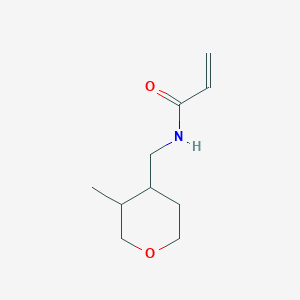 molecular formula C10H17NO2 B2570415 N-[(3-Methyloxan-4-yl)methyl]prop-2-enamide CAS No. 2224205-59-6