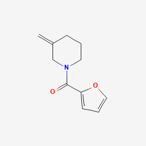 molecular formula C11H13NO2 B2570427 1-(呋喃-2-羰基)-3-亚甲基哌啶 CAS No. 2024930-81-0