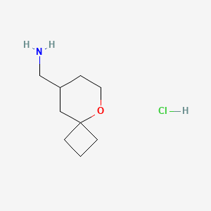 {5-Oxaspiro[3.5]nonan-8-yl}methanamine hydrochloride