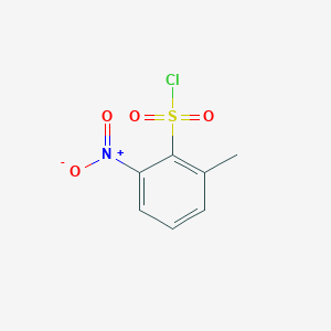 molecular formula C7H6ClNO4S B2570465 2-甲基-6-硝基苯-1-磺酰氯 CAS No. 56202-22-3