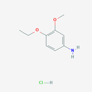 molecular formula C9H14ClNO2 B2570515 4-Ethoxy-3-methoxyaniline hydrochloride CAS No. 1052543-98-2