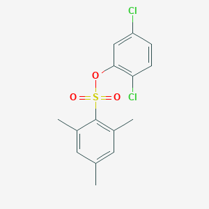 molecular formula C15H14Cl2O3S B2570551 2,5-Dichlorophenyl 2,4,6-trimethylbenzene-1-sulfonate CAS No. 2415624-65-4