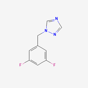 molecular formula C9H7F2N3 B2570582 1-(3,5-二氟苄基)-1H-1,2,4-三唑 CAS No. 1597383-74-8