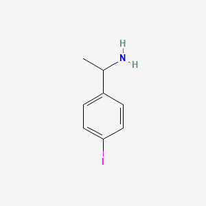 molecular formula C8H10IN B2570583 1-(4-碘苯基)乙胺 CAS No. 90086-41-2