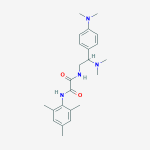 molecular formula C23H32N4O2 B2570585 N1-(2-(二甲氨基)-2-(4-(二甲氨基)苯基)乙基)-N2-间苯二甲酰胺 CAS No. 899956-79-7